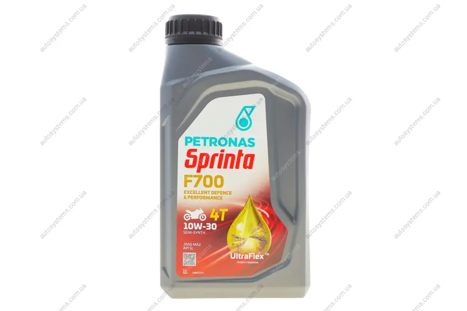 Олива 10W30 SPRINTA F700 4T (1L) (API SL/JASO MA2) Petronas 73124E15EU (фото 1)