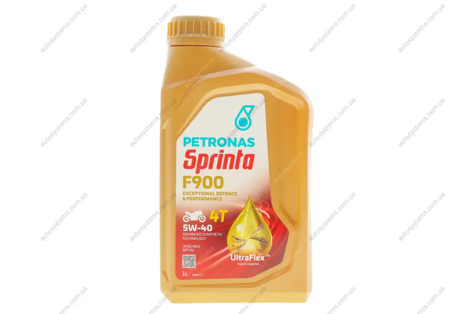 Олива 5W40 SPRINTA F900 4T (1L) (JASO MA2) (API SN) Petronas 73181E15EU (фото 1)