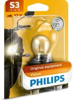 Лампа галогенная 12В S3 15Вт PHILIPS 12008BW