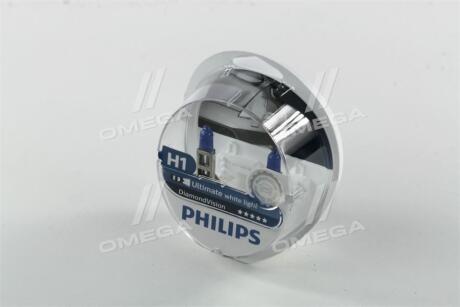 Лампа галогенная Diamondvision 12В H1 55Вт PHILIPS 12258DVS2