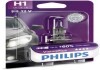 Лампа галогенная Visionplus +60% 12В H1 55Вт +60% PHILIPS 12258VPB1 (фото 1)