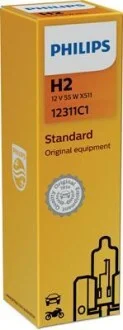Лампа галогенная 12В H2 55Вт PHILIPS 12311C1