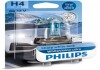 Лампа галогенная Whitevision Ultra 12В H4 60/55Вт PHILIPS 12342WVUB1 (фото 3)