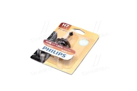 Лампа галогенная Vision +30% 12В H7 55Вт +30% PHILIPS 12972PRB1 (фото 1)