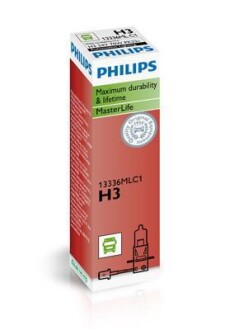 Лампа галогенная Masterlife 24В H3 70Вт PHILIPS 13336MLC1