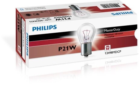 Лампа накаливания P21W 24V 21W PHILIPS 13498MDCP