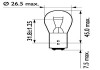 Лампа накаливания P21/5W 24V 21/5W PHILIPS 13499CP (фото 3)