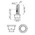 Лампа ксеноновая D2R 85V 35W PHILIPS 36446033 (фото 1)