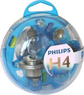 Фото 1 - набор запасных ламп Essential Box H4 12V PHILIPS 55718EBKM Набор запасных ламп Essential Box H4 12V PHILIPS 55718EBKM (фото 1)