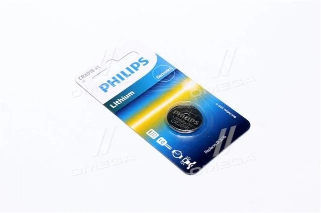 Літієва Батарейка PHILIPS CR201601B (фото 1)