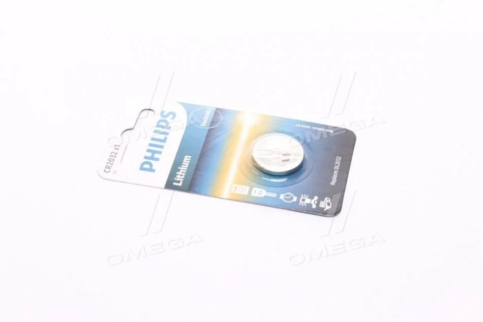 Батарейка літієва дискова Philips CR2032 PHILIPS CR203201B (фото 1)