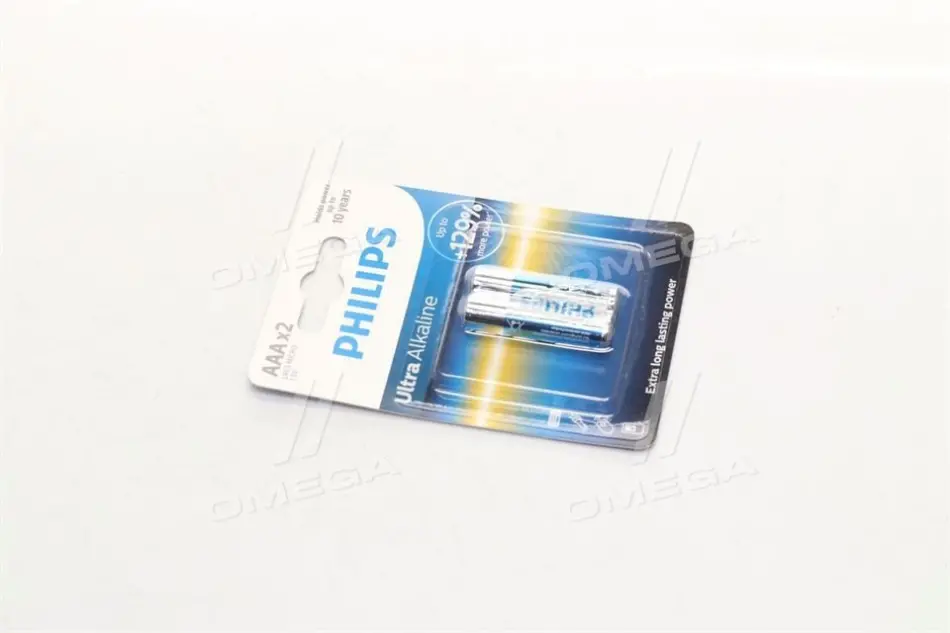 Батарейка LR03/AAA Ultra Alkaline B4 (2 шт) PHILIPS LR03E2B10 (фото 1)
