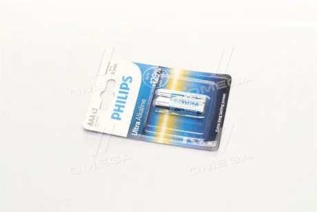 Батарейка LR03/AAA Ultra Alkaline B4 (2 шт) PHILIPS LR03E2B10