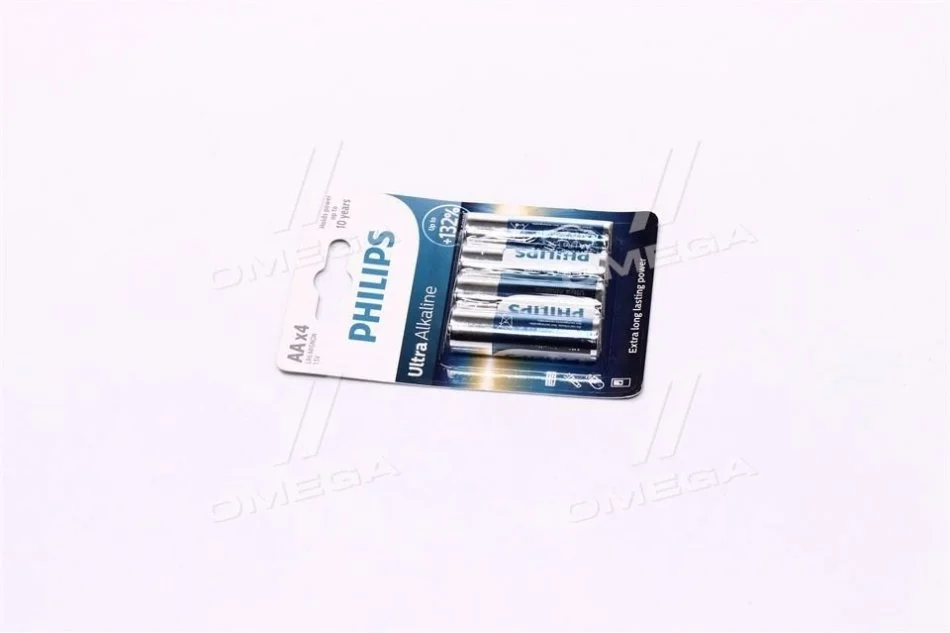 Батарейка LR6/ AA Ultra Alkaline B4 (4 шт) PHILIPS LR6E4B10 (фото 1)