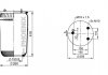 Ресора пневматична PHOENIX 1DF25-1NP (фото 1)