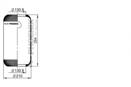 Ресора пневматична PHOENIX 1E-21