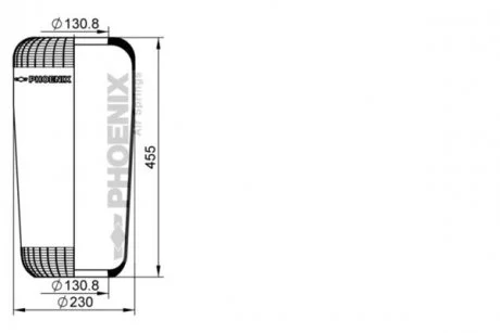 Ресора пневматическая PHOENIX 1F20B
