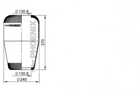 Ресора пневматична PHOENIX 1F21A