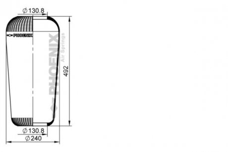 Ресора пневматична PHOENIX 1F21D***