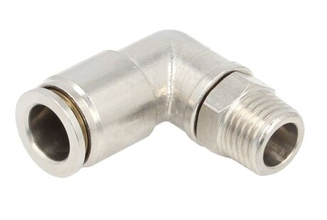 Быстрое соединение tekalan (локоть, 1_4, металл, 1, пр 10x1,0) PNEUMATICS PNE2-1410ME