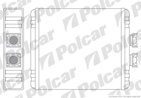 Радиатор отопителя Polcar 1322N8-1