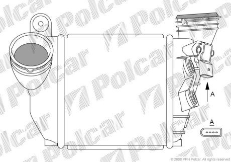 Интеркулер Polcar 1323J8-5