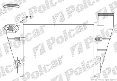 Интеркулер Polcar 1324J8-1