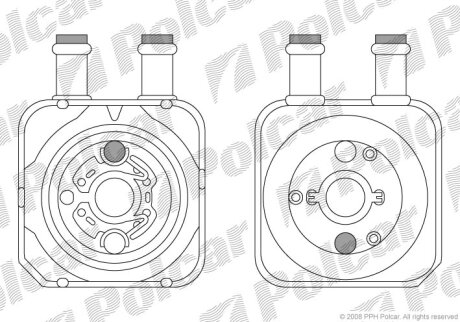 Радиатор масляный Polcar 1324L82X
