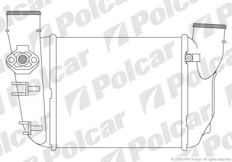 Интеркулер Polcar 1325J8-1