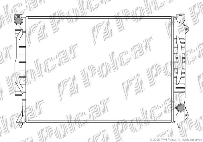 Радиатор охлаждения двигателя Polcar 132708-1 (фото 1)