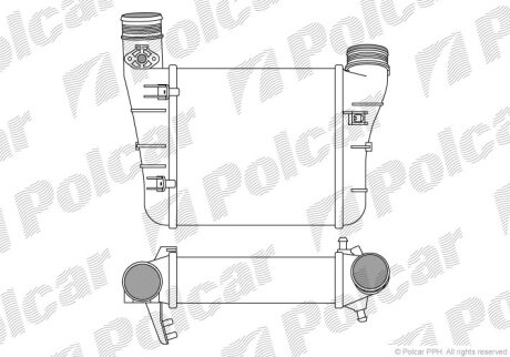 Интеркулер Polcar 1335J8-3