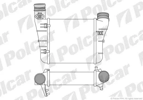 Интеркулер Polcar 1335J8-3