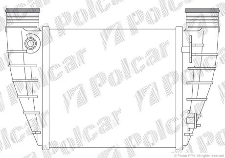 Интеркулер Polcar 1336J8-3