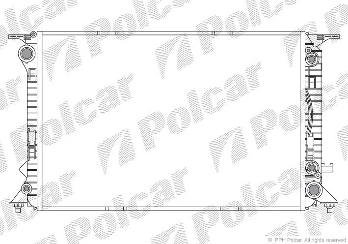 Радиаторы охлаждения (P) Polcar 133708-2 (фото 1)