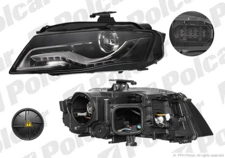 Фара основная правая Polcar 1337101U