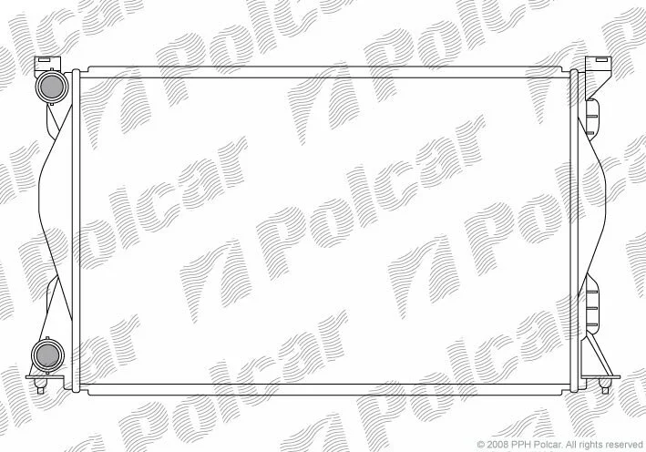 Радиатор охлаждения двигателя Polcar 133808-5 (фото 1)