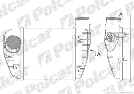 Интеркулер Polcar 1338J8-5