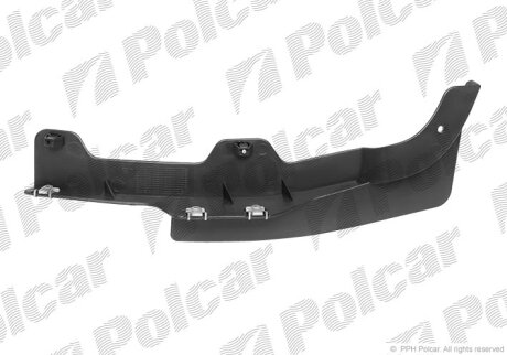 Спойлер бампера переднего Polcar 136525-2