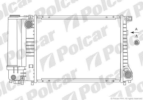 Радиаторы охлаждения (ZJ) Polcar 200708A1