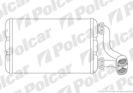 Радиатор отопителя Polcar 2007N8-5