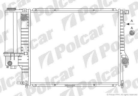 Радиаторы охлаждения (ZJ) Polcar 201508A2