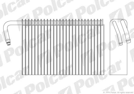 Испаритель кондиционера Polcar 2016P8-2