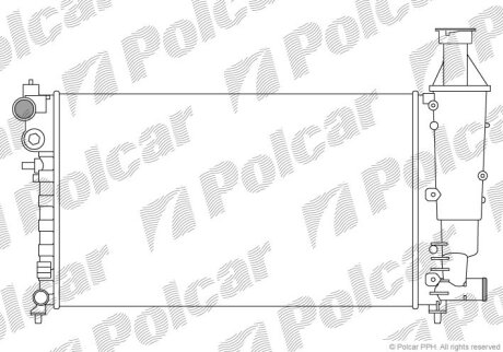 Радиаторы охлаждения (ZJ) Polcar 230608-6