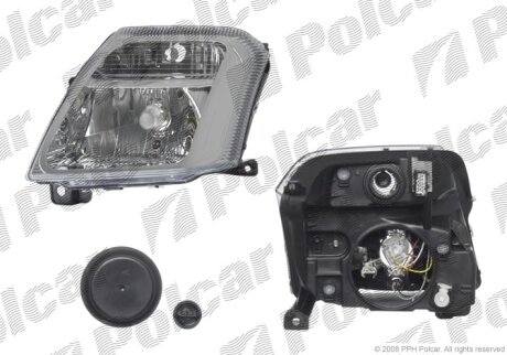 Фара основная левая Polcar 230809-C