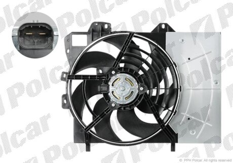 Вентилятор радиатора Polcar 231623W2