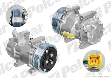 Компрессор кондиционера Polcar 2326KS-1