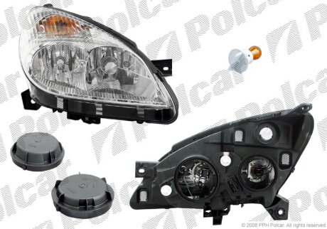 Фара основная левая Polcar 233209-E
