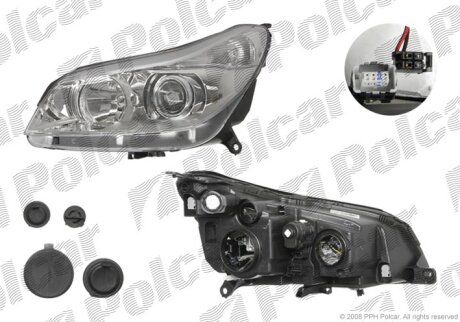 Фара основная правая Polcar 2333101V