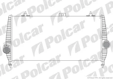 Интеркулер Polcar 2333J8-2