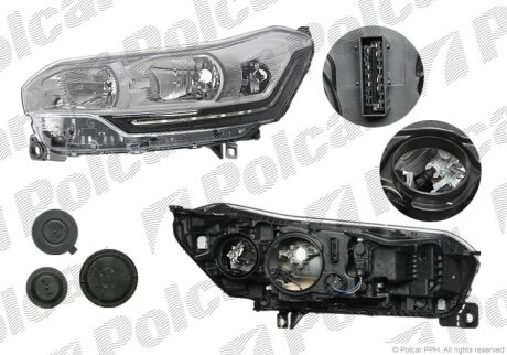 Основная фара Polcar 2334102V